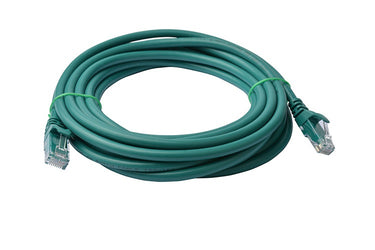 8WARE Cat6a UTP Ethernet Cable 10m Snagless Green